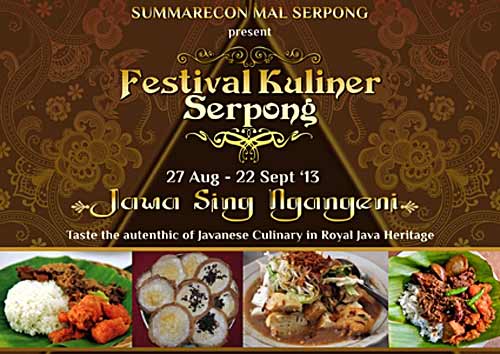Jawa Yang Bikin Kangen, Festival Kuliner Serpong - TangselOke